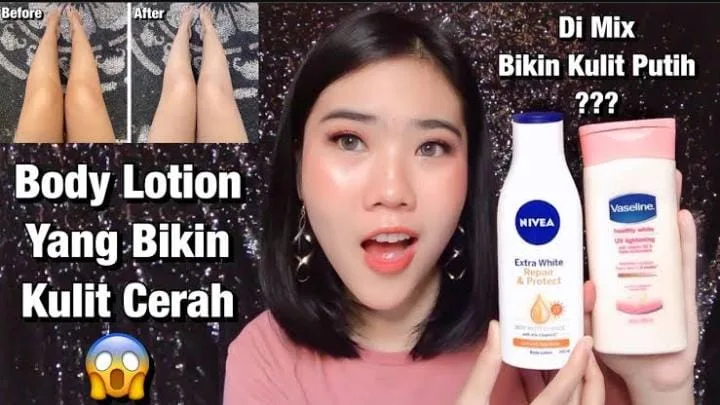 Tabel Perbandingan Kriteria Body Lotion yang Memutihkan