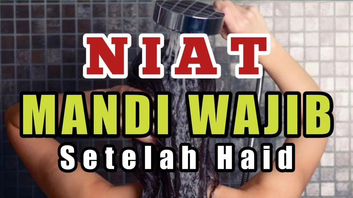 mandi wajib setelah haid