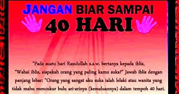 membersihkan bulu kemaluan sunnah