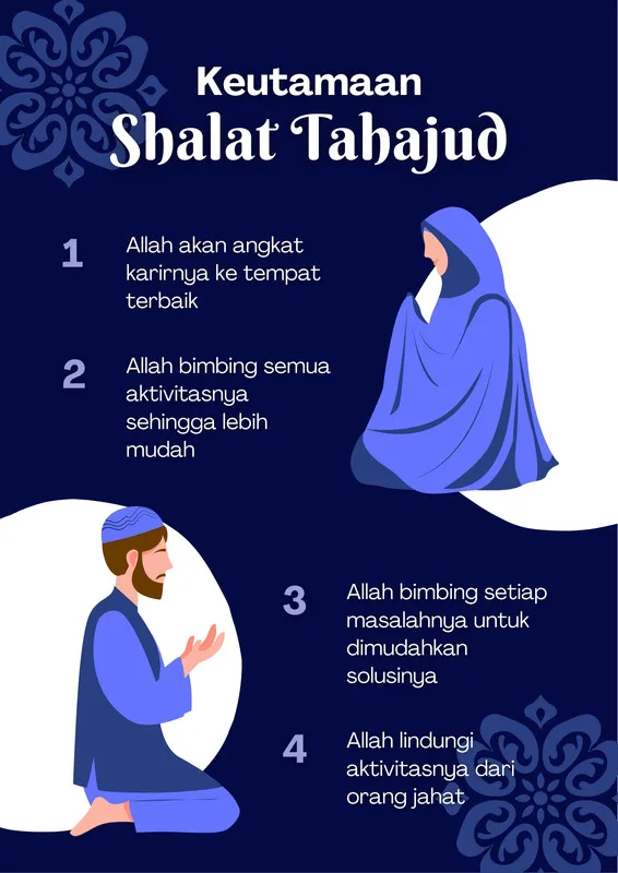 kebiasaan sholat tahajud wanita