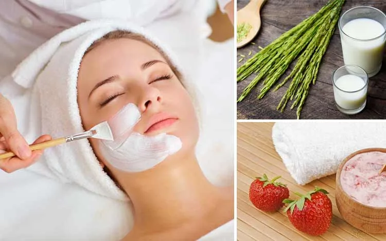 masker wajah alami: Resep 3: Kunyit dan Tepung Beras untuk Kecerahan Wajah