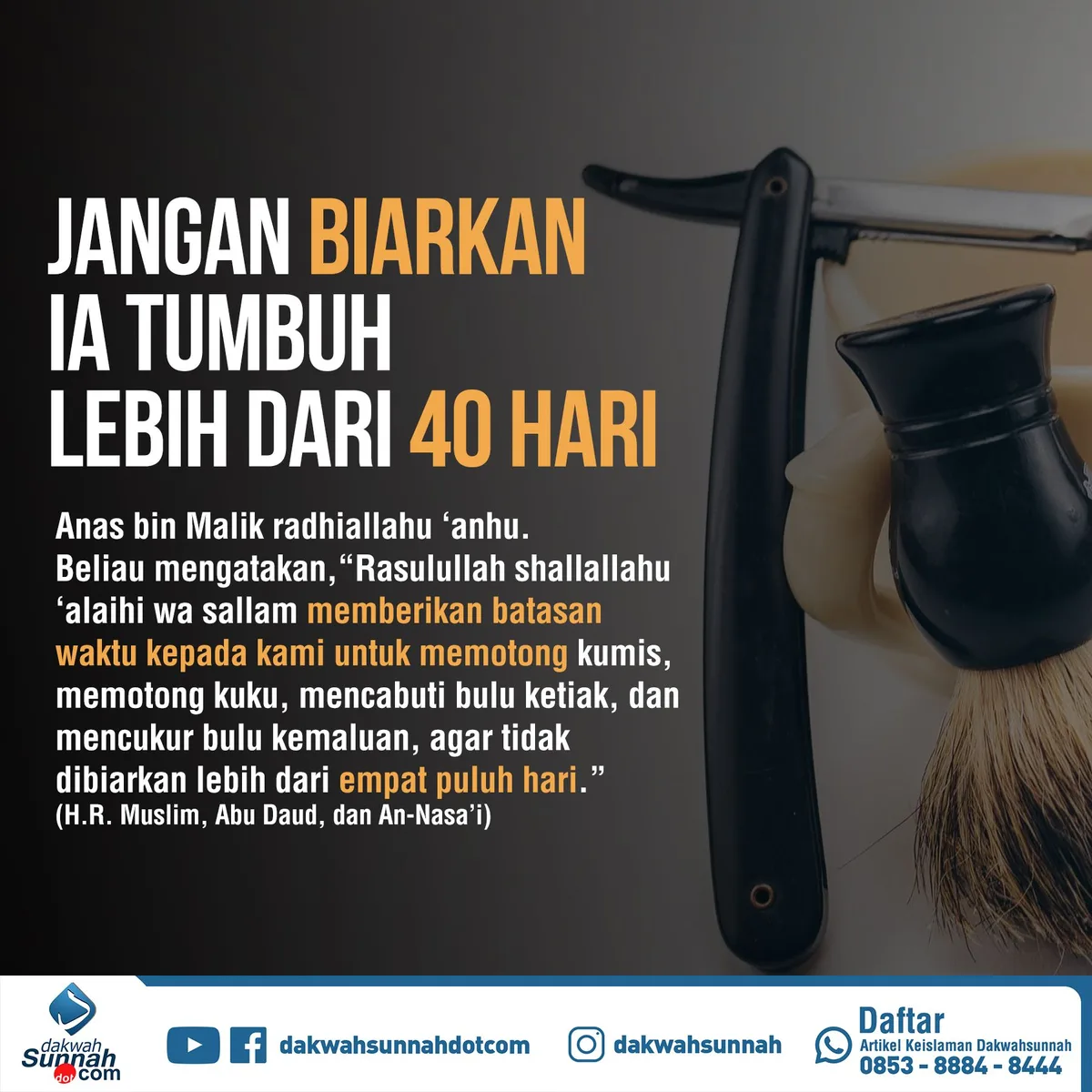 Mengapa Membersihkan Bulu Kemaluan Sunnah Masuk Bab Fitrah