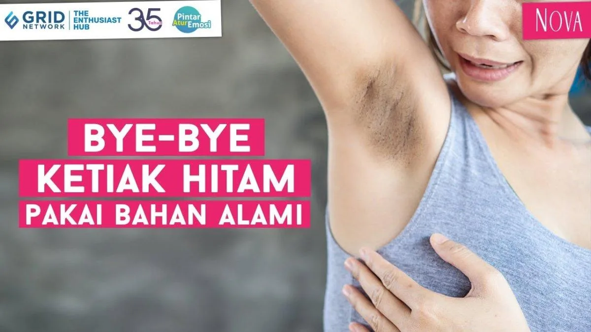 cara mencerahkan ketiak hitam