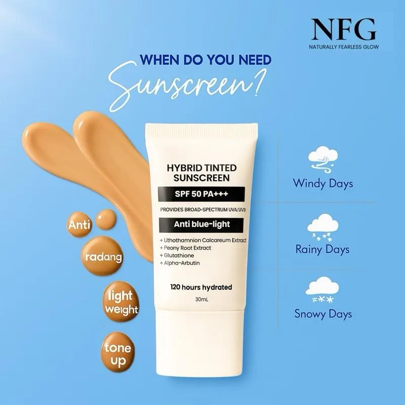 Apakah Hybrid Sunscreen Aman untuk Kulit Sensitif dan