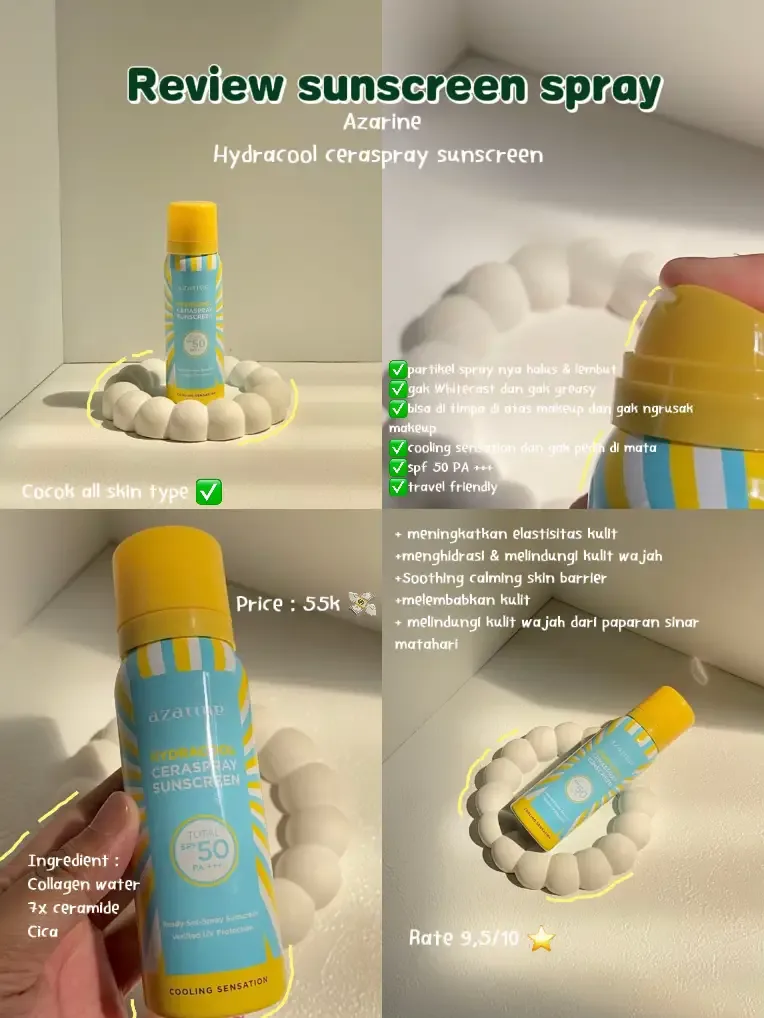 sunscreen spray