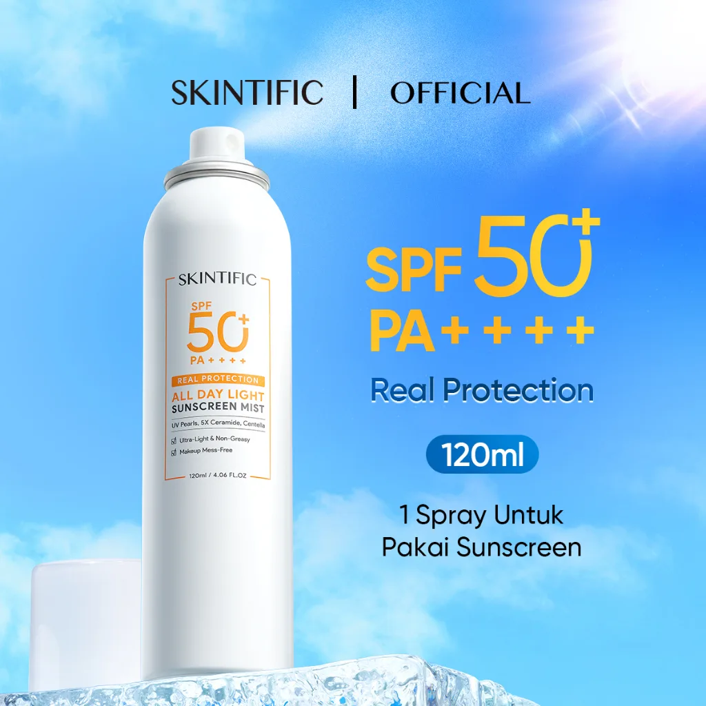 Kesalahan Umum saat Reapply Sunscreen Spray di Atas Riasan