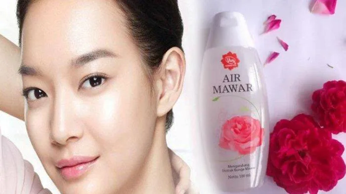 air mawar untuk wajah