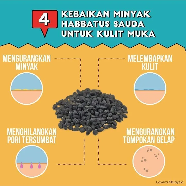 minyak habbatussauda untuk kulit