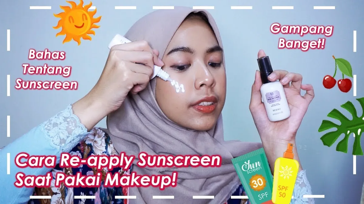 cara reapply sunscreen: 4. Sesuaikan Urutan Reapply dengan Rutinitas Wudhu