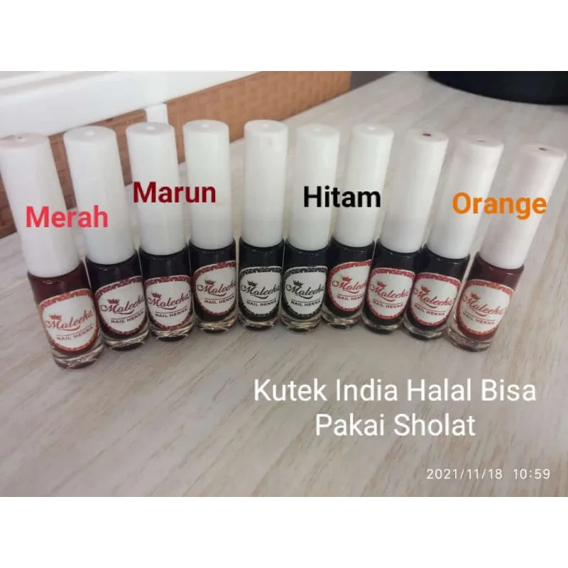 hukum kutek halal untuk sholat