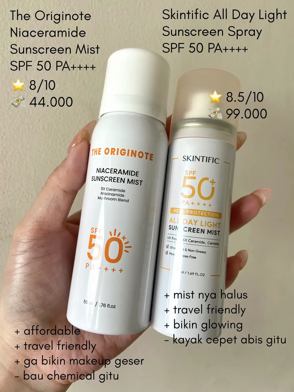 sunscreen spray