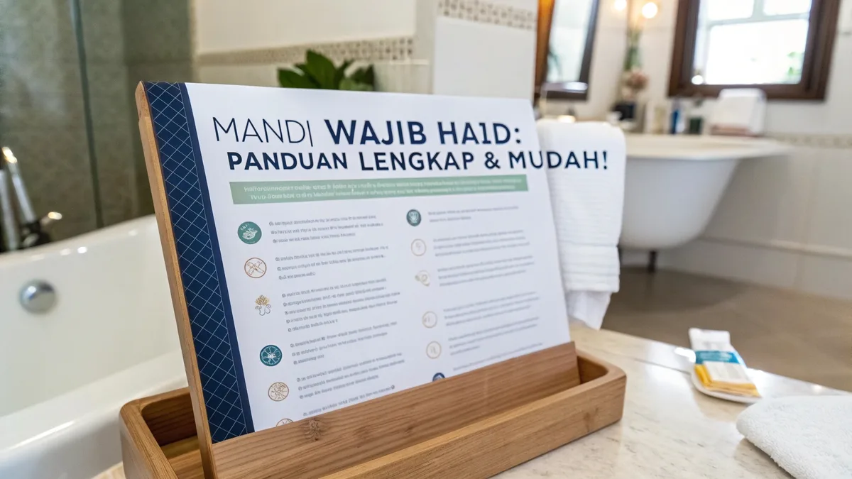mandi wajib setelah haid: Doa Mandi Bersih Setelah Datang Bulan: Bacaan dan Adabnya