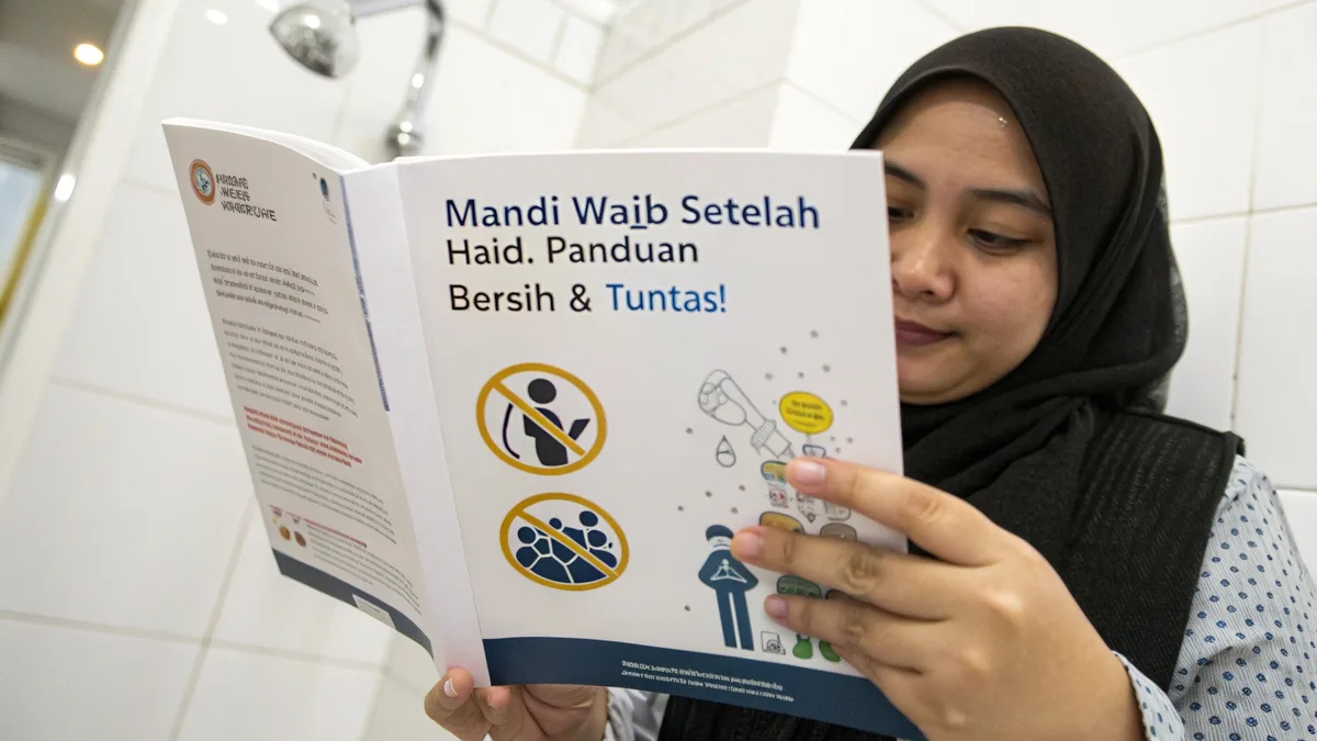 Tata Cara Mandi Wajib Setelah Haid yang Sah dan Lengkap